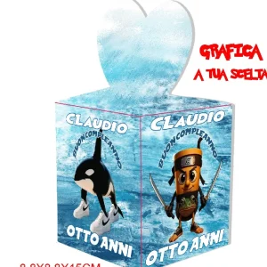 Scatola Brainrot da party per Regalini Festa Compleanno, Bomboniere