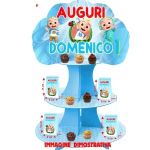 Cocomelons Alzatina Scenografica per Compleanno