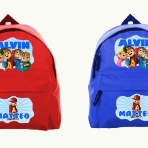 Alvin friends Zaino asilo primino Nome personalizzabile