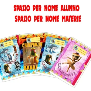 Brainrot Quaderno maxi Formato A4 (21Cm X 29,7Cm) Per Elementari E Medie– Carta 80G/Mq