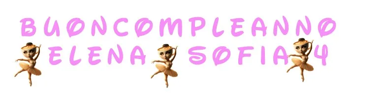 FESTONE BUON COMPLEANNO elena sofia - immagine 2
