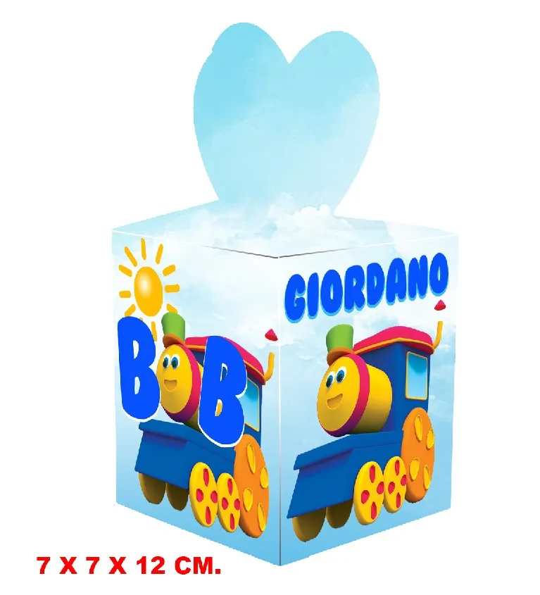 Bob il treno scatole da party per Feste,Compleanno,Bomboniere - immagine 3