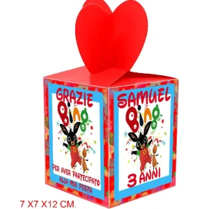 Bing and friends Scatole da party per Regalini Festa Scatola di Caramelle per Feste,Compleanno,Bomboniere ,Tema Personalizzabile!!! Festa di Compleanno Bambini