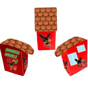 Bing and friends Scatole da party per Regalini Festa Scatola di Caramelle per Feste,Compleanno,Bomboniere ,Festa di Compleanno Bambini