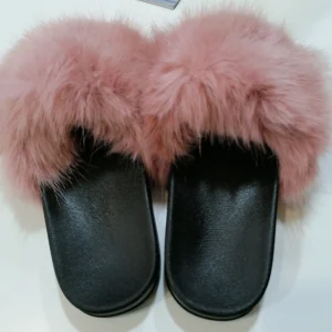 Pantofola donna in peluche