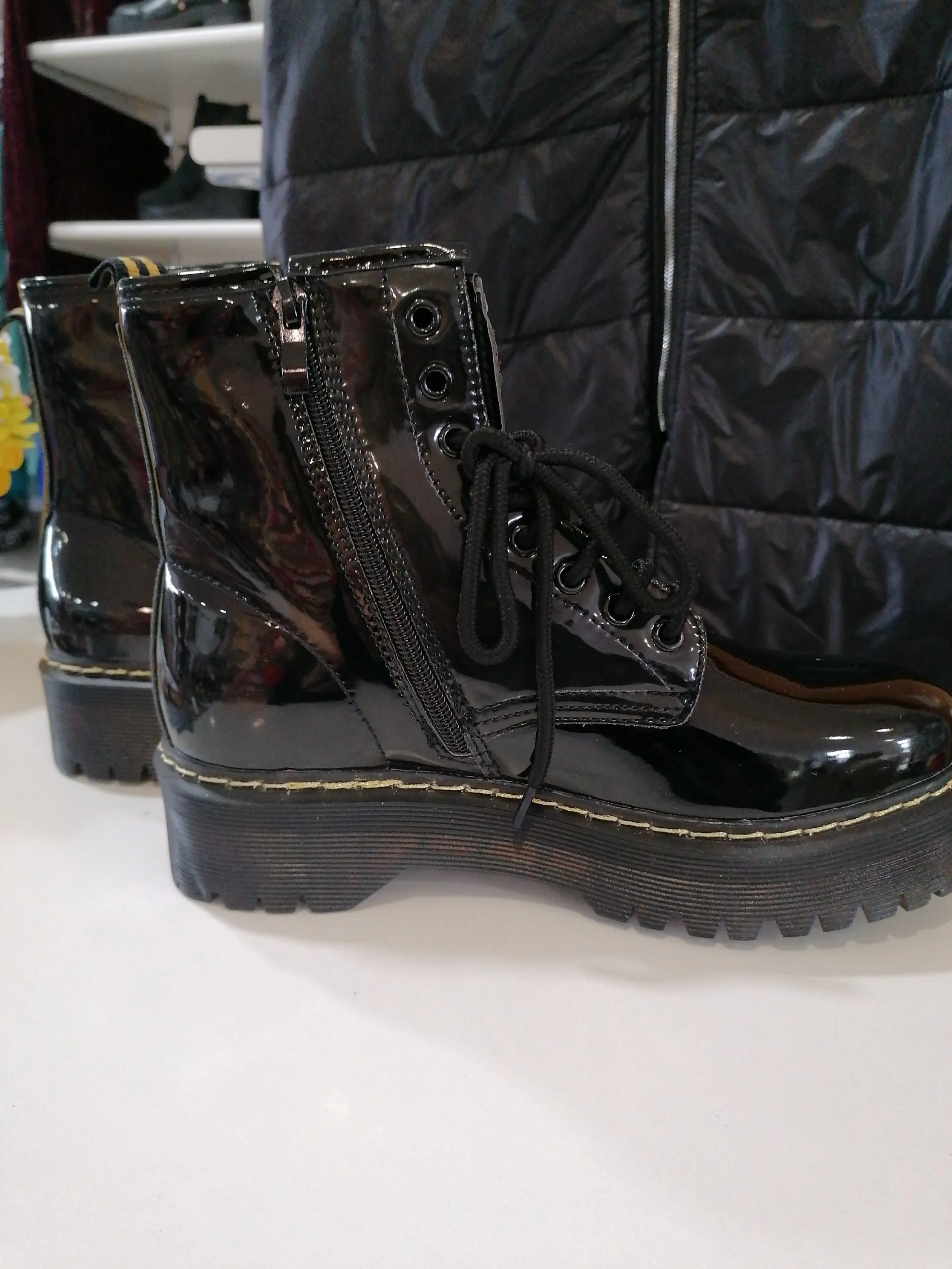 Stivali Anfibi lucido - immagine 2