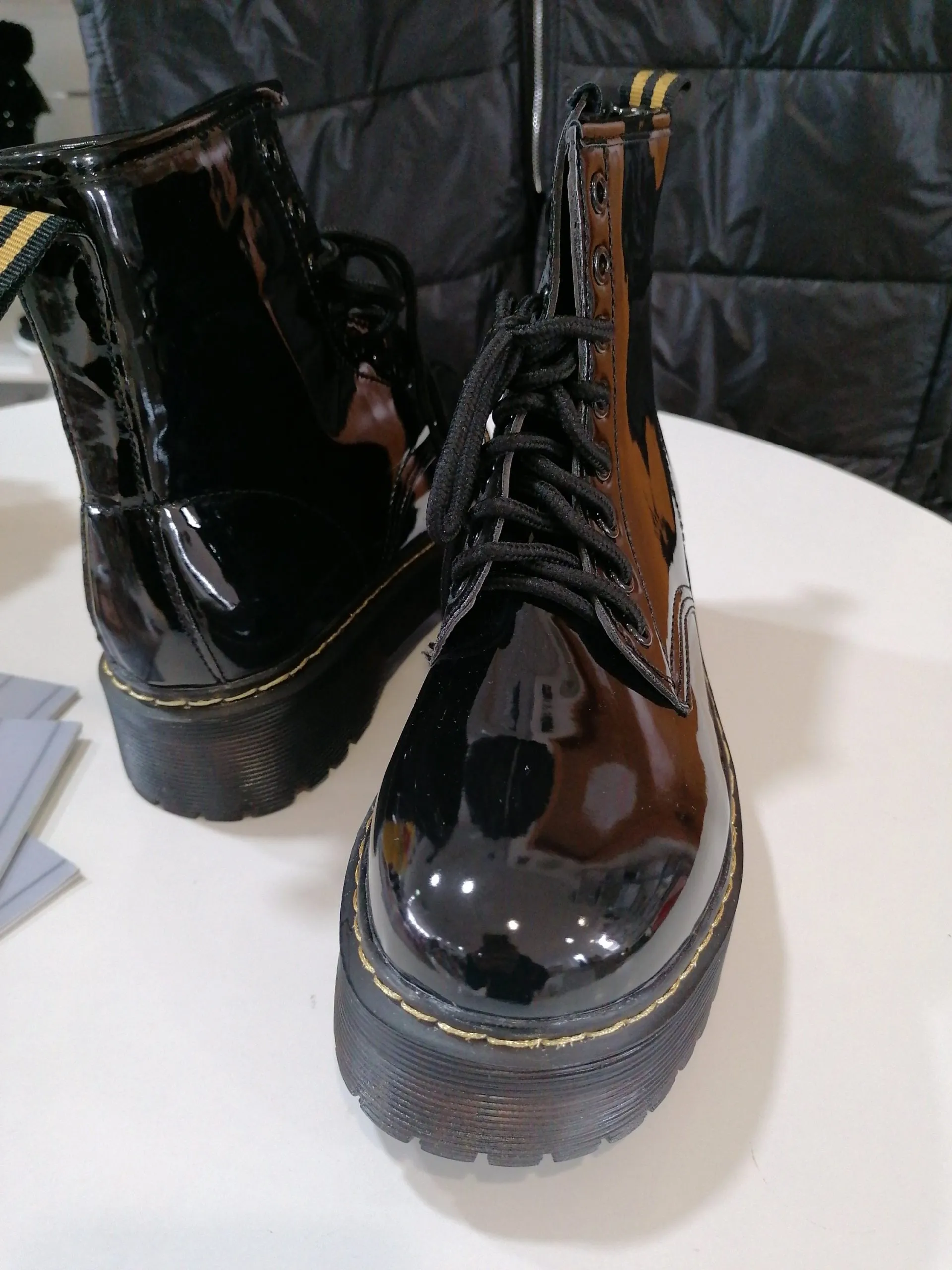 Stivali Anfibi lucido - immagine 4