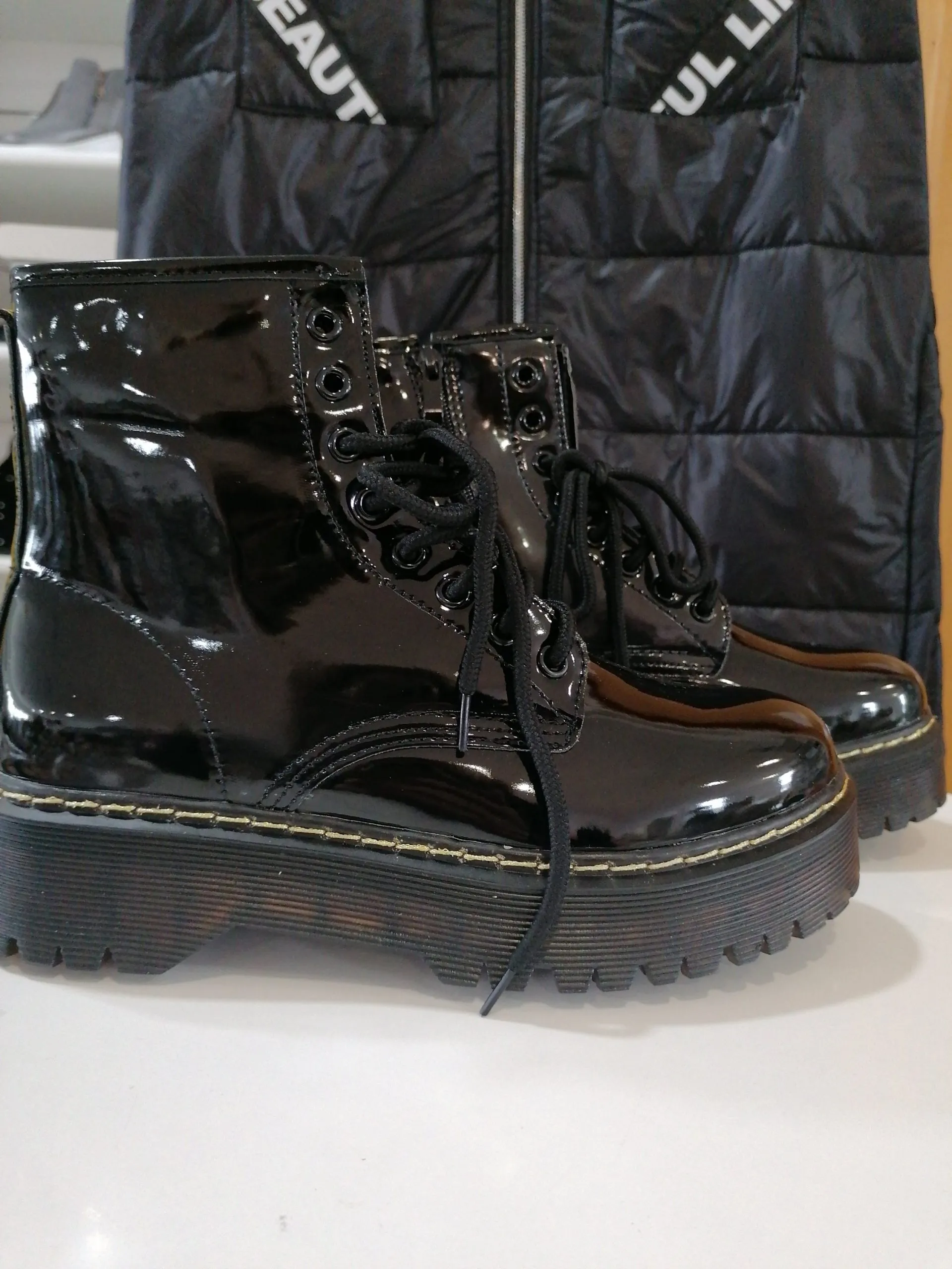 Stivali Anfibi lucido - immagine 7