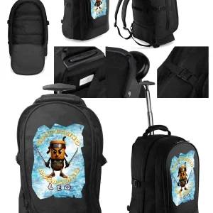 Trolley Scuola Brainrot Tung Tung Assassino LEO