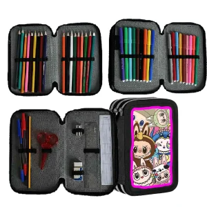Astuccio scuola Labubu Completo 3 zip