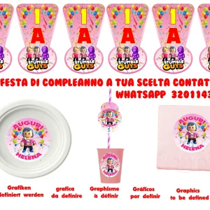 Stumble Guys Bambina kit Festa Compleanno