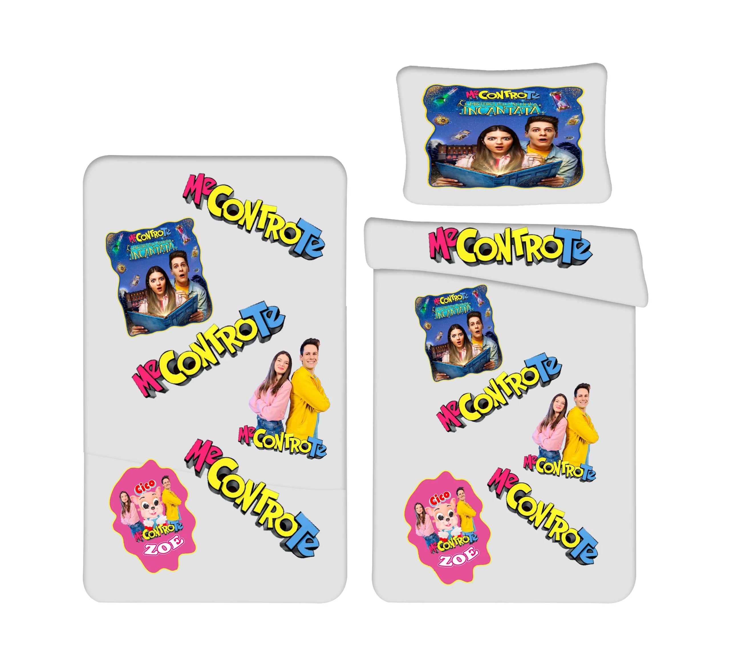 Me Contro Te LENZUOLA LETTO SINGOLO Una Piazza PERSONALIZZATO