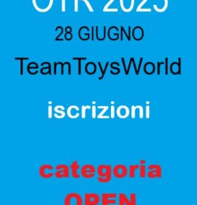OTR 2025 iscrizione OTR categoria OPEN