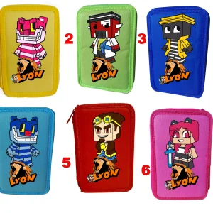 Anna Wgf Spina Astuccio 3 cerniere zip