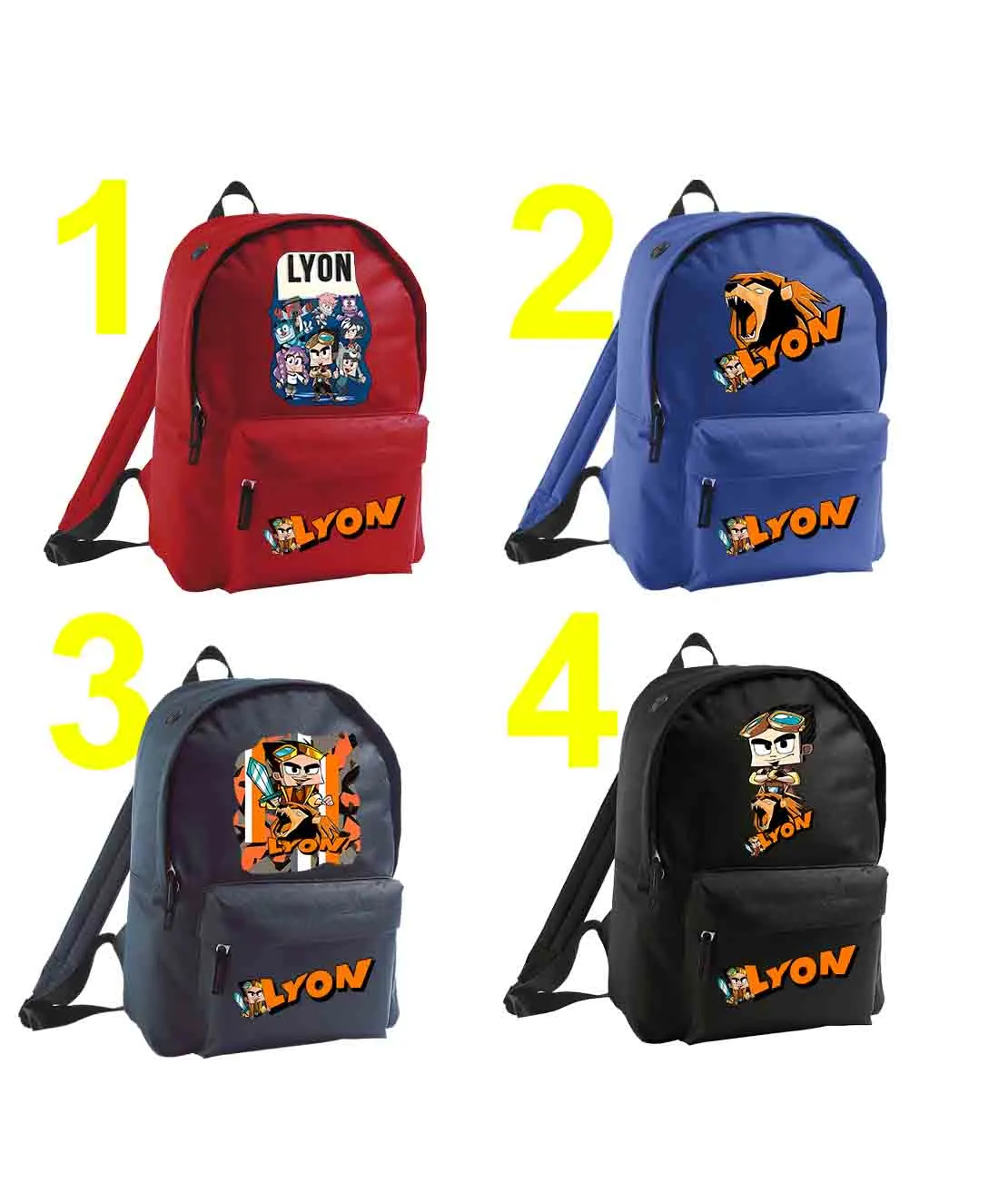 Lyon Zaino Scuola Leggero 011121