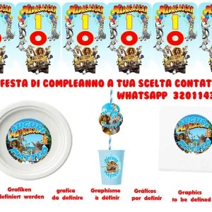 Madagascar and friends Fiesta de cumpleaños