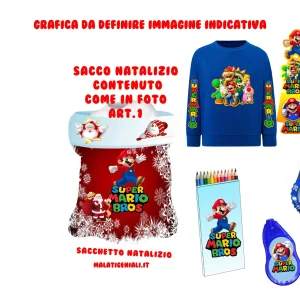 Supermario and friends Sacco Natalizio