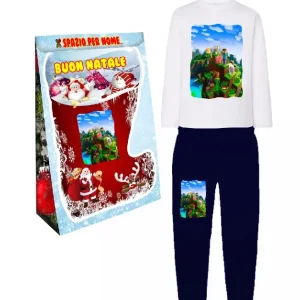 Minecraft Pigiama Confezione Regalo Natale