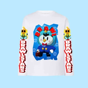Brawl Mr.P T shirt Cotone 100% manica lunga 0557