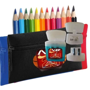 Astuccio Bustina Nikel con colori e temperino