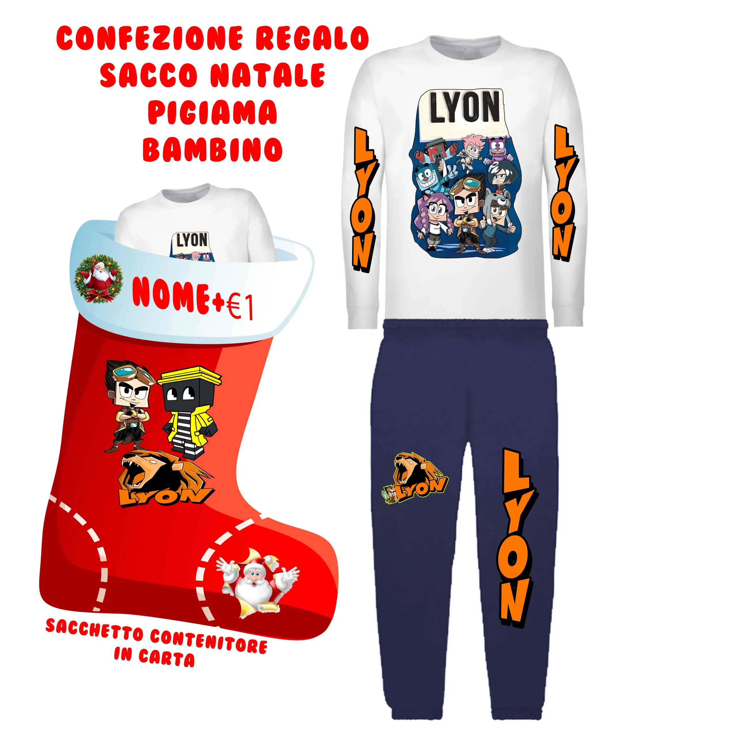 Lyon and Friends Calza Natalizia - immagine 2