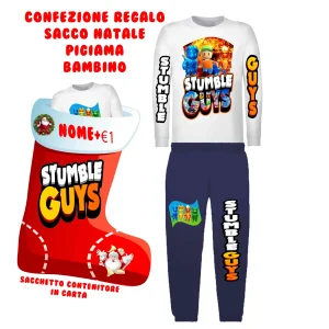 Pigiama Stumble guys and Friends Calza Natalizia