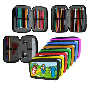 Astuccio scuola Completo 3 zip
