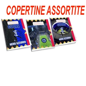 Quaderno maxi Nero Azzurro Formato A4 (21Cm X 29,7Cm) Per Elementari E Medie– Carta 80G/Mq Confezioni da 10 pezzi