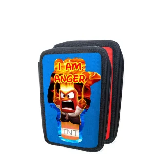 Astuccio Rabbia Friends and Hero 1353 Senza accessori VUOTO!!! Colore Casuale tra Rosso/Blu/Nero Il Mio Slogan… Malatigeniali ovunque On-nline