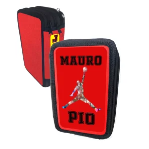 Astuccio Jordan Mauro portacolori 3 cerniere zip