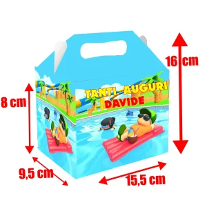 Scatola per Regalini Festa Stumble and friends