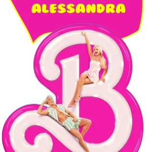 Barbie and friends Sagoma in Cartoncino 40/45 cm circa con base