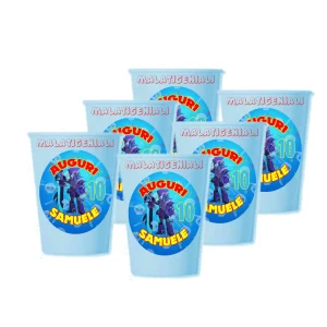 Bicchieri Carta Brawl personaggi 12 pezzi