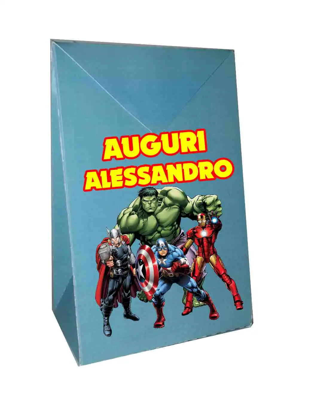 Avengers and friends scatole per regalini caramelle dopo festa - immagine 2