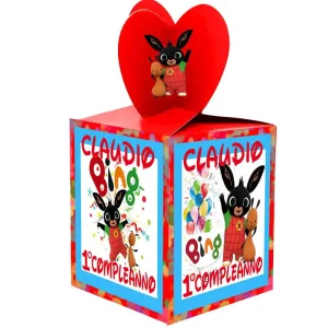 Bing and friends scatole da party per Regalini Festa Scatola di Caramelle per Feste,Compleanno,Bomboniere ,Tema Personalizzabile!!! Festa di Compleanno Bambini
