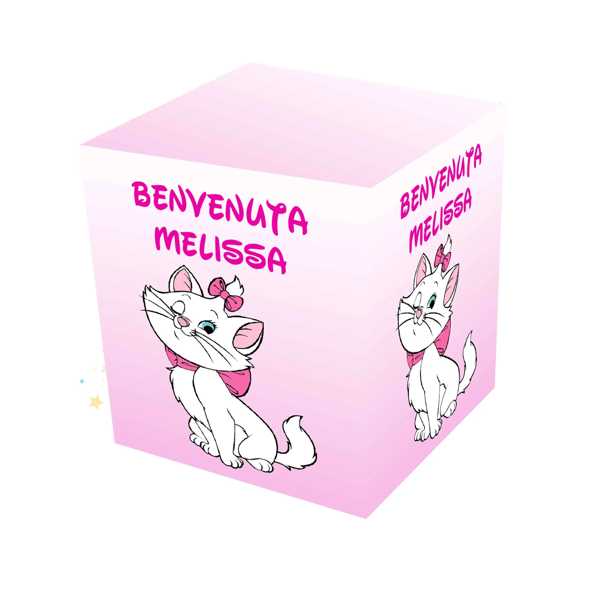 Milu Scatoline portaconfetti Cubetto Feste a Tema ,Comunione,Cresima,Matrimonio,Nascita - immagine 2