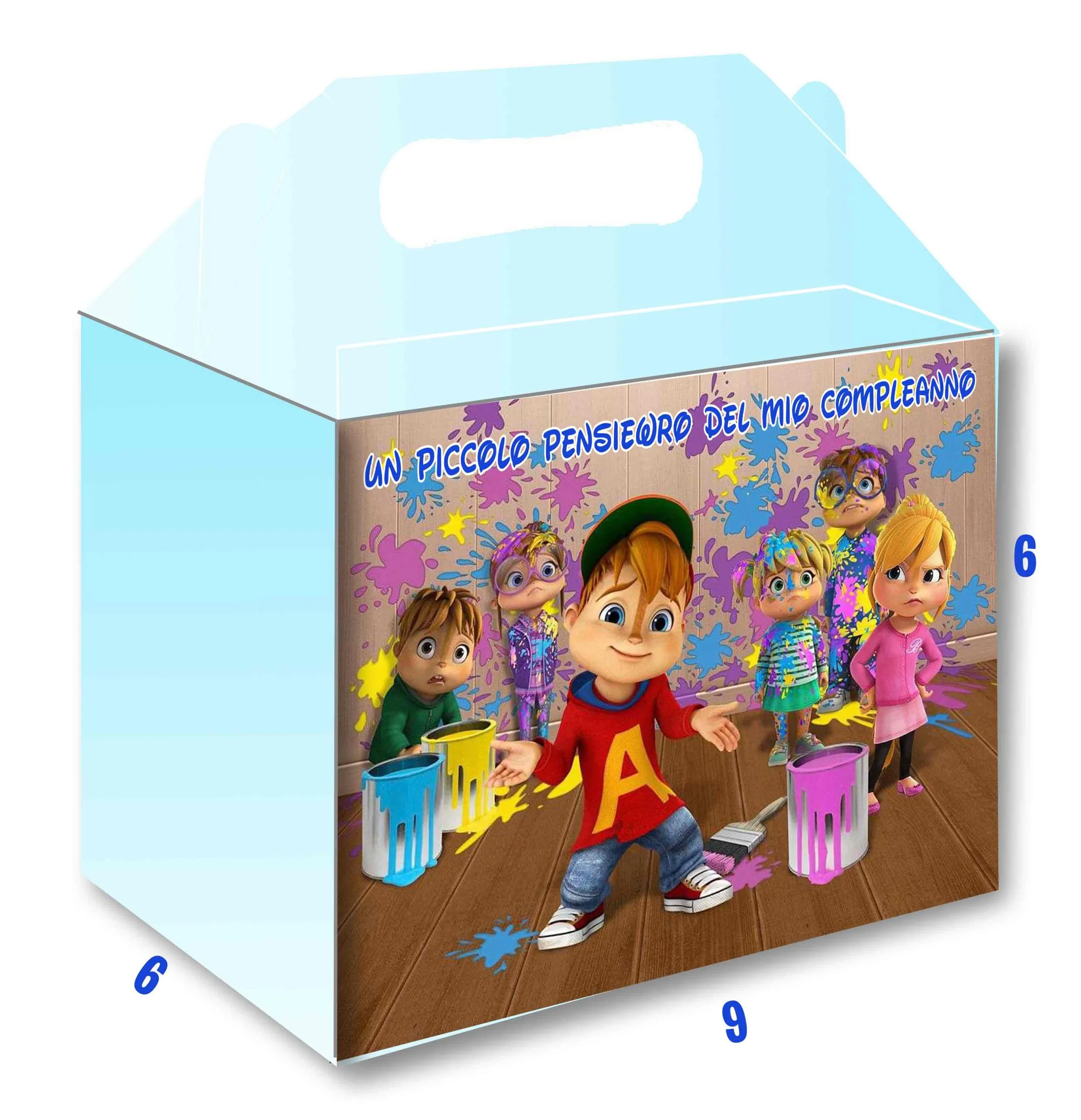 Alvin and friend Scatola happy meal