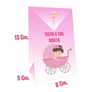 Scatoline portaconfetti Passeggino Neonata Vari Eventi Feste a Tema ,Comunione,Cresima,Matrimonio