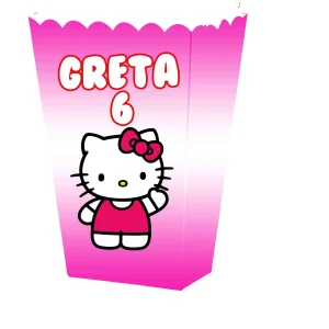 Hello Kitty and Friends Scatole Popcorn/Patatine personalizzate