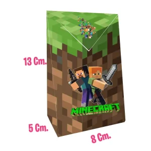 MInecraft and friends Scatola da party per Regalini Festa