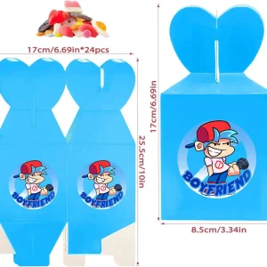 Boyfriend scatole da party per Regalini Festa Scatola di Caramelle per Feste,Compleanno,Bomboniere ,Tema Personalizzabile!!! Festa di Compleanno Bambini