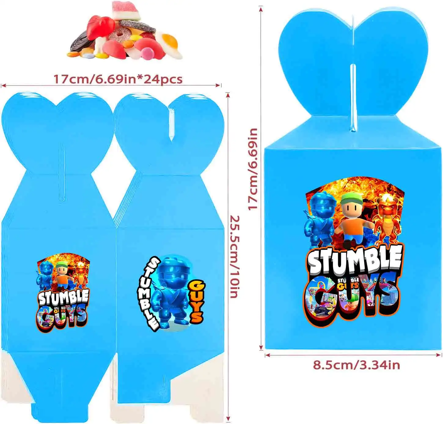 One piece and friends scatole da party per Regalini Festa Scatola di Caramelle per Feste,Compleanno,Bomboniere ,Festa di Compleanno Bambini,Prima Comunione - immagine 3