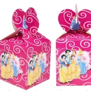 Principessa scatole da party per Regalini Festa Scatola di Caramelle per Feste, Scatole di Caramelle Compleanno, Principessa Scatole Caramelle per Tema Riutilizzabile Festa di Compleanno Bambini Bomboniere Sacchetto Festa