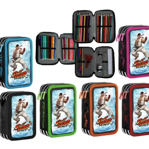 Astuccio scuola STREET Completo 3 zip