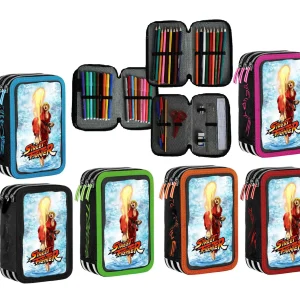 Astuccio scuola STREET Completo 3 zip