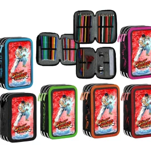 Astuccio scuola STREET Completo 3 zip