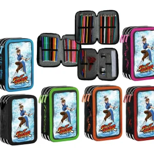 Astuccio scuola STREET Completo 3 zip