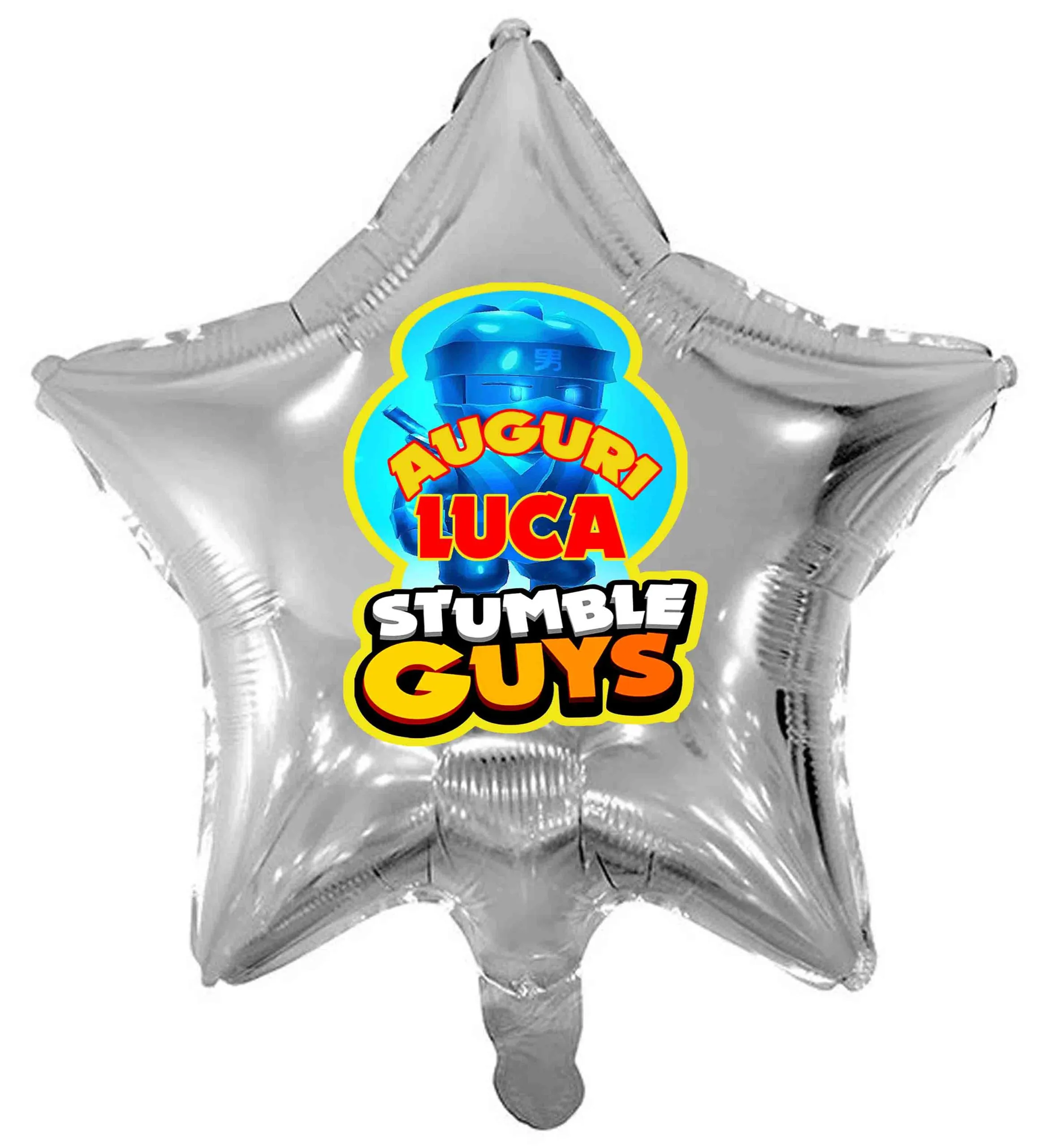 Stumble Ninja Blu pallone personalizzato - immagine 2