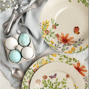 Set Servizio Piatti 18 pz. Bouquet