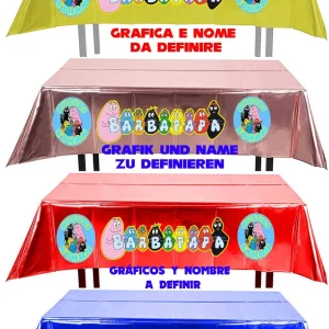 Barbapapa Tovaglia plastificata 137cm. X 187